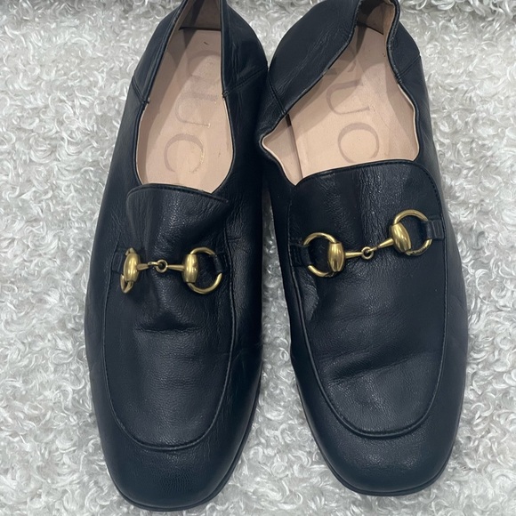 GUCCI Crystal Womens Horsebit Loafers - Picture 1 of 14
